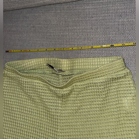 FWB Princess Polly us 4 green wafflw beach pants SANTA MONICA GREEN - Picture 6 of 11